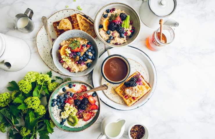 Una colazione abbondante